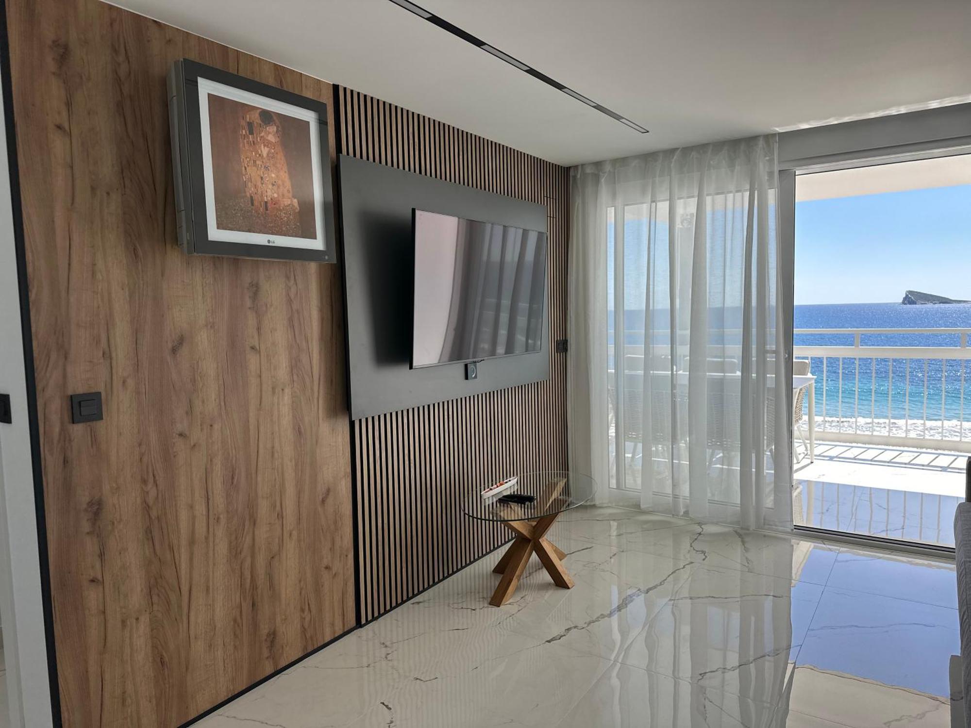 Esmeralda, Benidorm Beachfront Poniente, 1St Line Frontal Seaview, Ocean Terrace Exterior photo