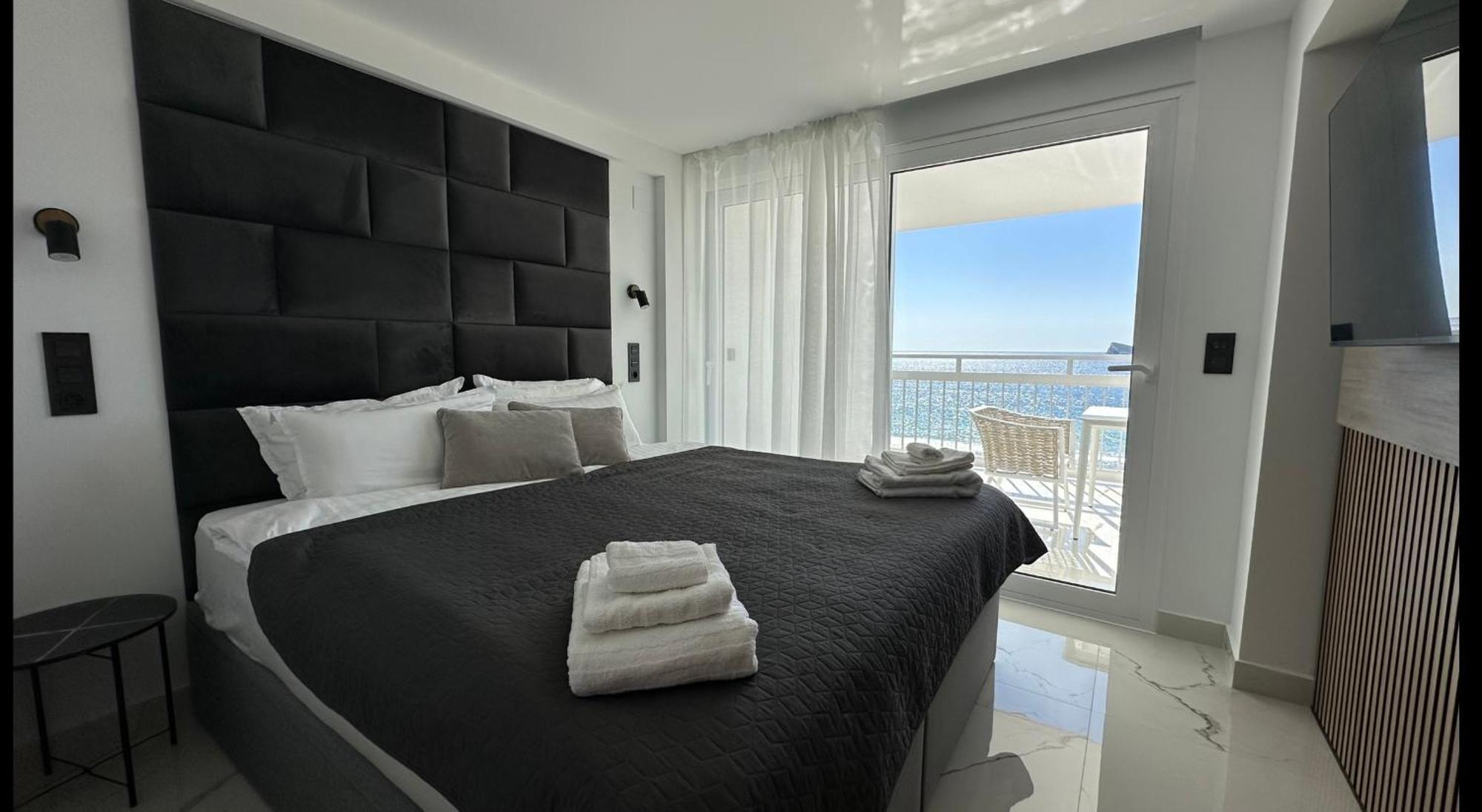 Esmeralda, Benidorm Beachfront Poniente, 1St Line Frontal Seaview, Ocean Terrace Exterior photo